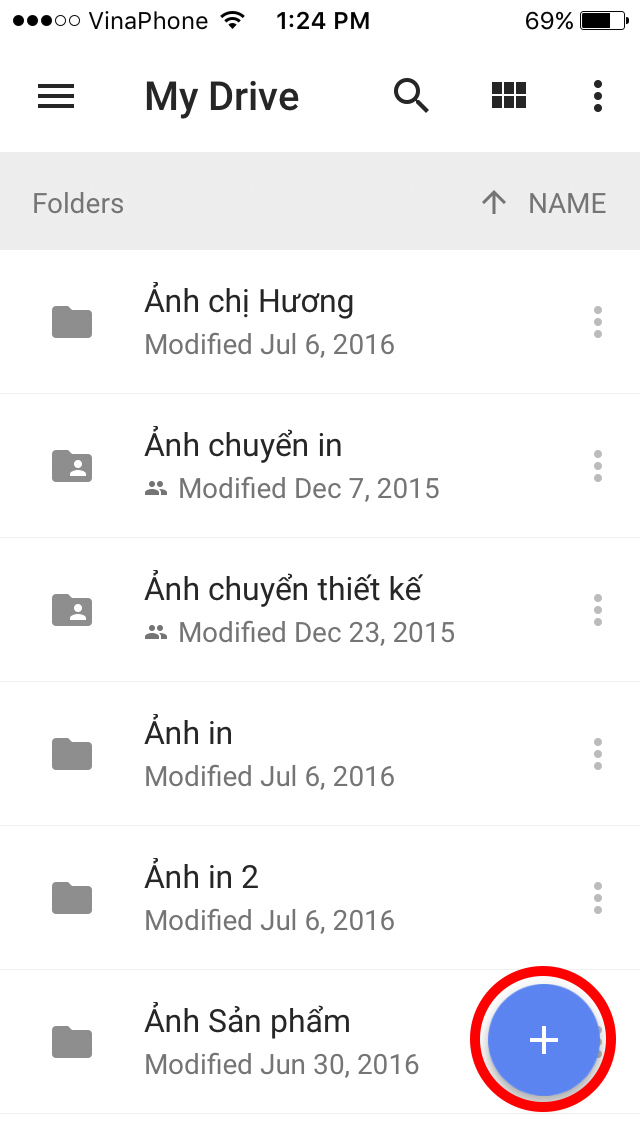 Hướng Dẫn Gửi Ảnh Qua Google Drive Bằng Iphone