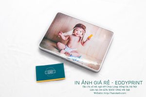 Ảnh gỗ gương để bàn cho bé